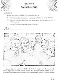 Understanding Social Literacy and its Role in Child Development