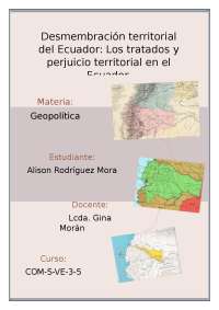 Tratados limítrofes entre Colombia y Ecuador