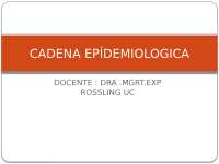 Cadena epidemiologica