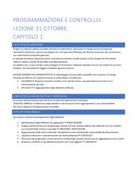 parte 2 esame di programmazione e controllo