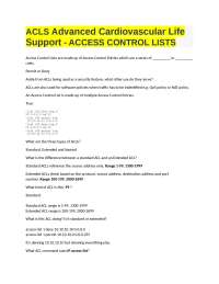 Access Control Lists (ACLs) in Network Security