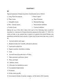 Accounting Transactions and Financial Statements