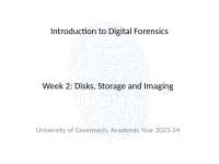 Digital Forensics: Understanding Disks, Storage, and Imaging