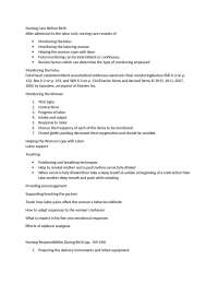 nursing care during labor
