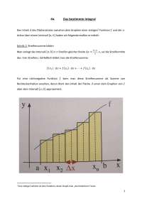 Das bestimmte Integral
