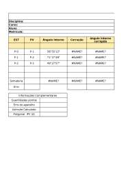 Cálculo de Coordenadas em Geometria
