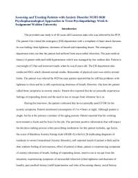 Evidence-Based Treatment of Anxiety Disorder and Hypertension in a 46-Year-Old Patient