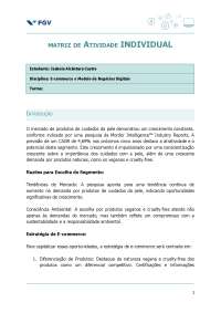 Estratégias de Marketing para um E-commerce de Produtos de Cuidados da Pele