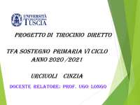 tesi specializzazione sul sostegno scuola primaria