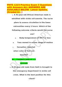 PHYS 1223 Practice Exam 3 Questions with Answers