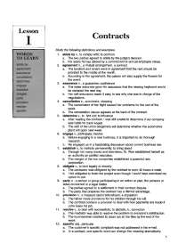 Lesson 1 - Contracts