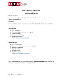 TECNOLOGÍA DEL APRENDIZAJE TAREA ACADÉMICA 01