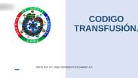 Código de transfusión 