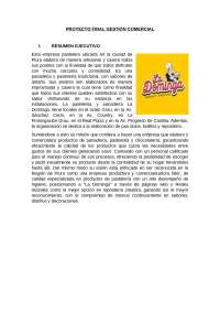 Proyecto Final de Gestión Comercial de Pastelería La Dominga