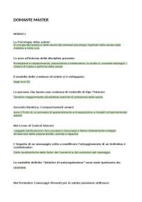 Master area critica Modulo 1