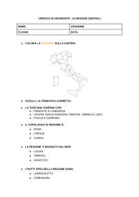 geografia classe quinta