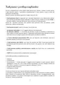 Dispensa completa Fondi Pensione e Previdenza Complementare