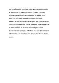 ESTRUCTURA Y RELACIONES ECONÓMICAS INTERNACIONALES