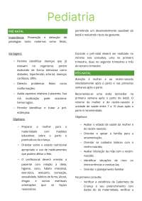 Resumo Completo Pediatria