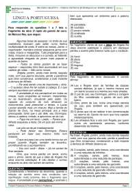 Sinonímia e Análise Sintática em Texto Literário