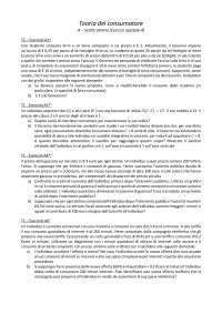 ESercizi economia svolti dal professore