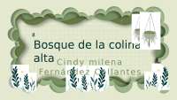 Ecosistema el bosque de la colina alta