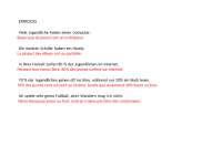 Rapport - Niveau B1: