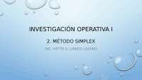 Investigación de operaciones 