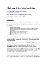 Síndrome de lentiginosis múltiple
