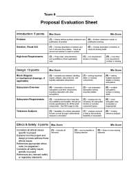 Project propsal template