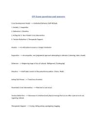 Understanding Crisis Management: Anxiety, Defensive Behavior, and Non-Violent Intervention