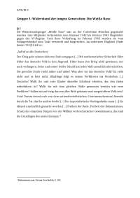 Weiße Rose-Geschichte