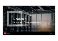 Audit and Other Assurance Engagements