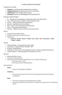 Filipino 9 Quarter 4 reviewer