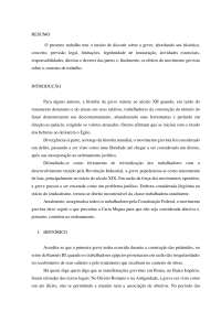 Trabalho sobre Direito do Trabalho e Greve