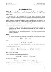 Commande Optimale