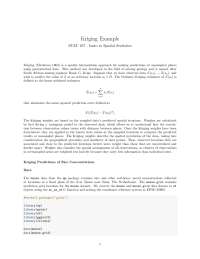 Kriging Example: Spatial Interpolation and Prediction