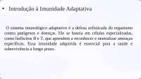 Imunidade Adaptativa: Entendendo o Sistema Imunológico