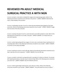 Nursing Care Plans for Various Medical Conditions