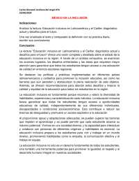 MÉXICO EN LA INCLUSIÓN