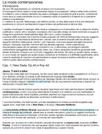 Riassunto libro “La moda contemporanea”