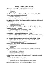 domande esonero idrologia
