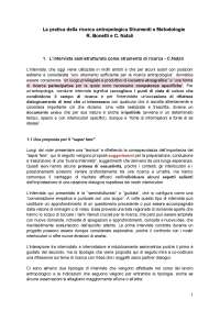 La pratica della ricerca antropologica