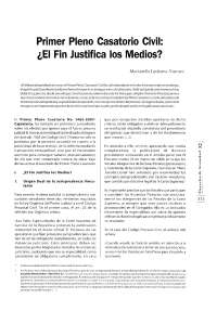 La transacción extrajudicial como excepción en el Primer Pleno Casatorio Civil