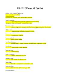 White Collar Crime: Types, Regulations, and Consequences