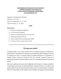 Taller de mercadeo parte 1