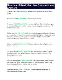 Understanding the Australian Legal System: Common Law, Courts, and Civil Liberties