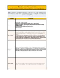 Estructura de un Informe Académico - Prof. Torres