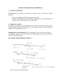Diseño de Sistemas de Drenaje Urbano: Localización y Dimensionamiento de Sumideros