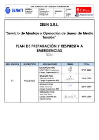 Plan de Preparación y Respuesta a Emergencias